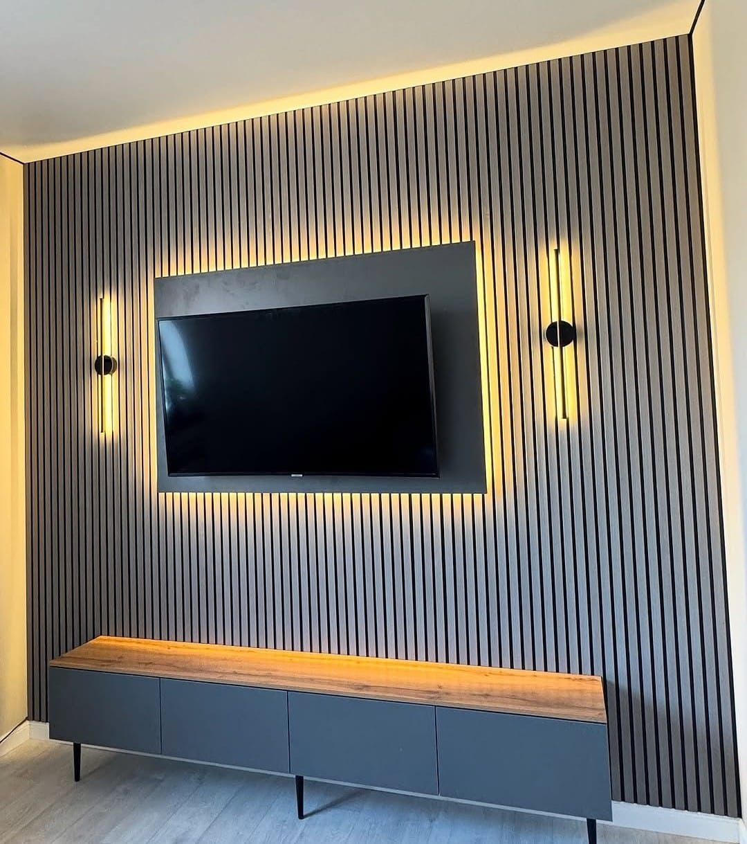 Linearis Modern TV Paneli ve Unitesi